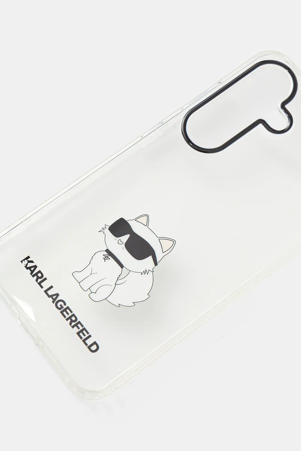 Чохол на телефон Karl Lagerfeld Samsung S24 Ultra колір прозорий