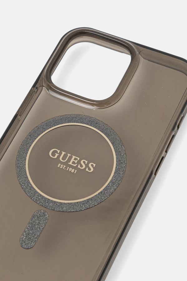 Чохол на телефон Guess iPhone 16 Pro Max 6.9" колір коричневий