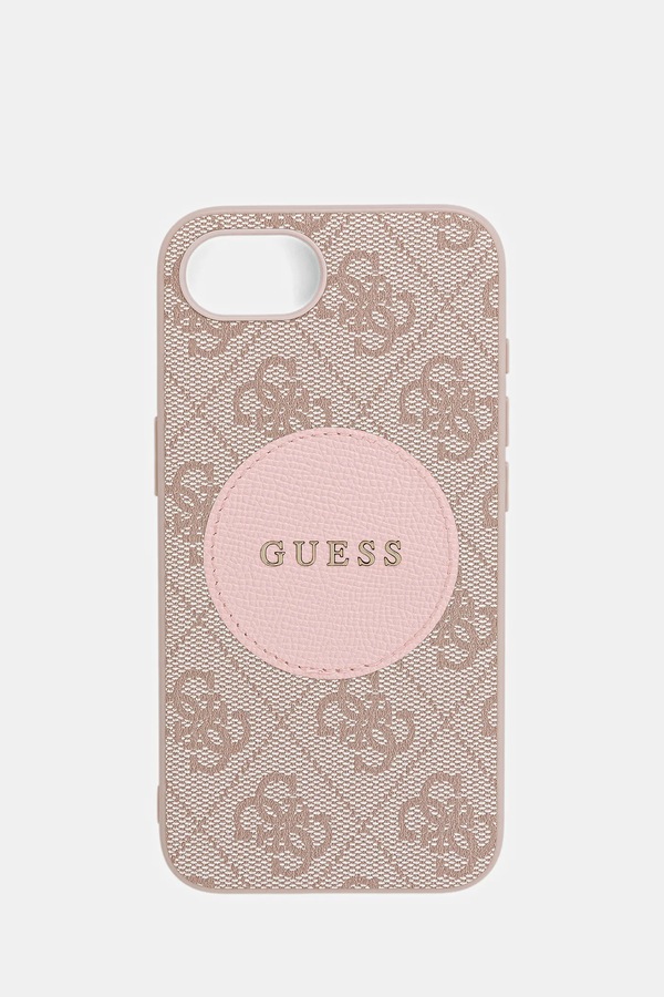 Чохол на телефон Guess iPhone 16e колір рожевий