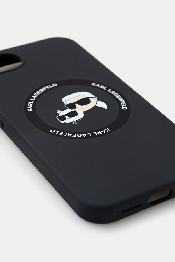 Чохол на телефон Karl Lagerfeld iPhone 16e колір чорний