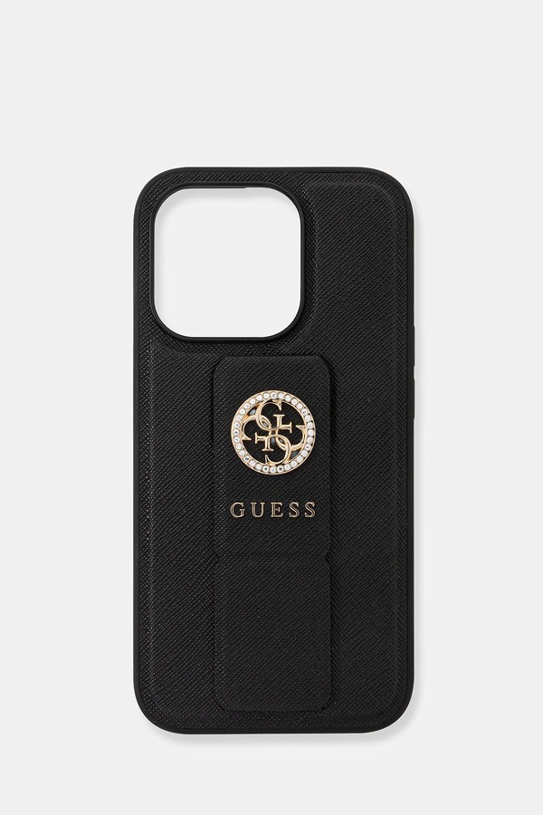 Чохол на телефон Guess iPhone 15 Pro 6.1" колір чорний