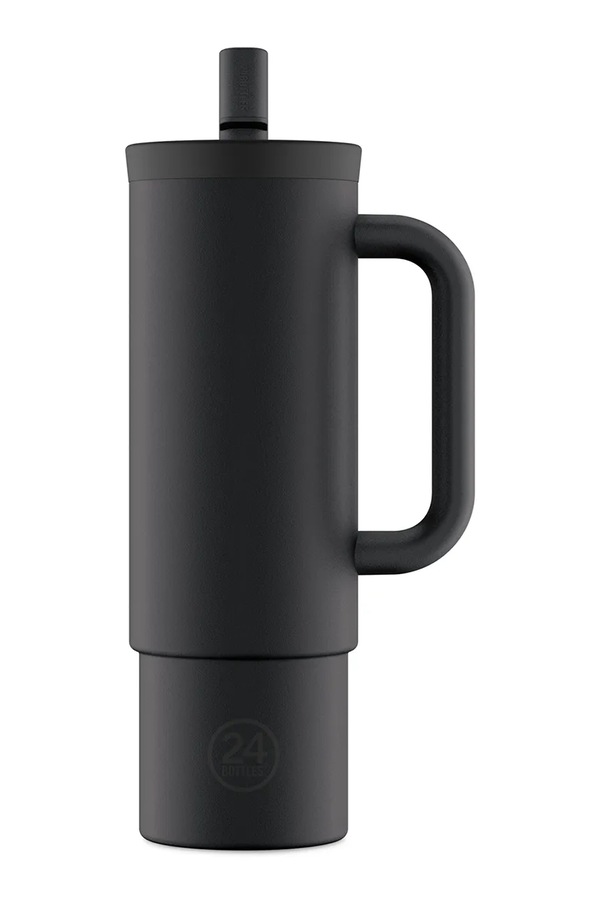 Термокружка 24bottles Straw 800ml Black колір чорний