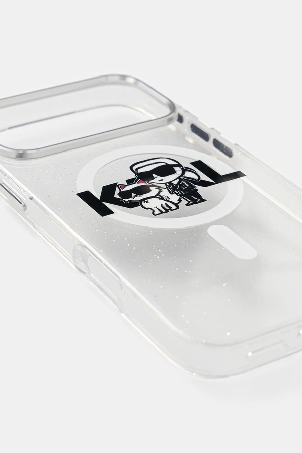 Чохол на телефон Karl Lagerfeld iPhone 17 Pro Max колір срібний