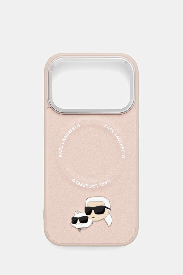 Чохол на телефон Karl Lagerfeld iPhone 17 Pro колір рожевий фото 2