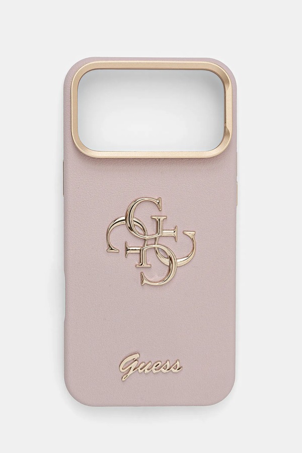 Чехол на телефон Guess iPhone 17 Pro Max цвет розовый фото 2