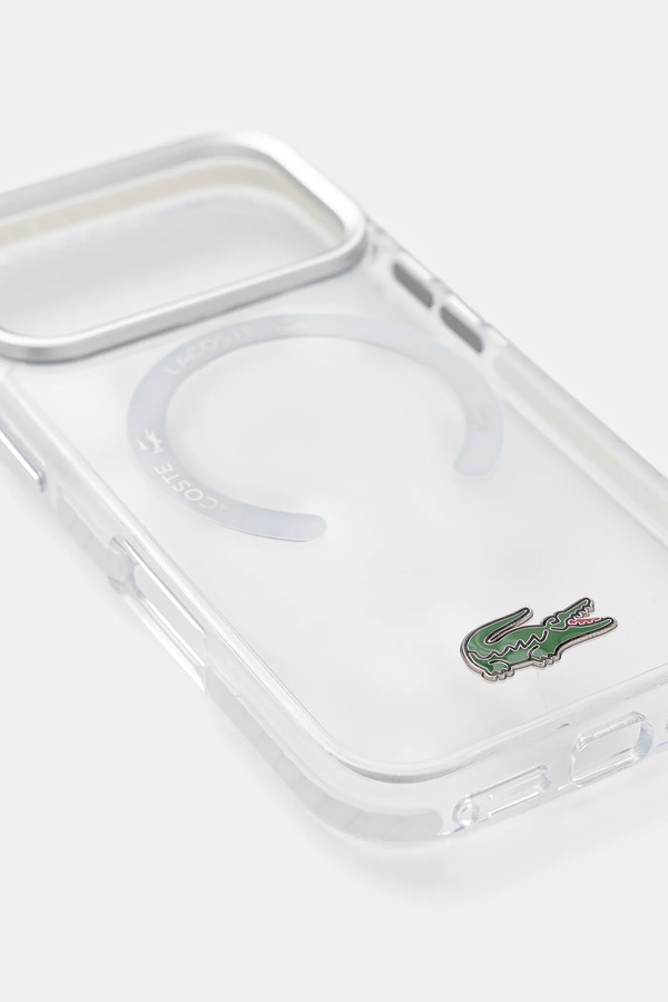 Чохол на телефон Lacoste iPhone 17 Pro колір прозорий