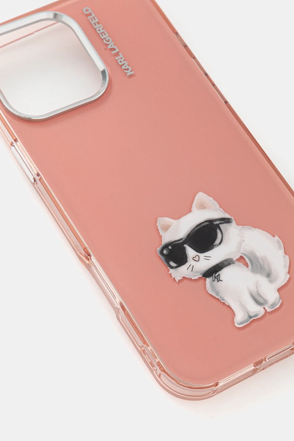Чохол на телефон Karl Lagerfeld iPhone 16 Pro Max колір рожевий