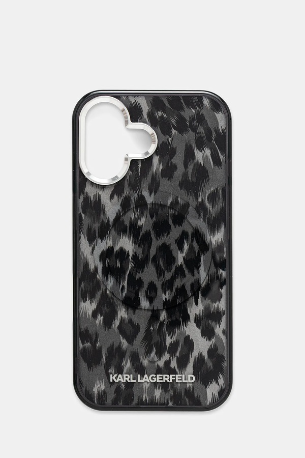 Чохол на телефон Karl Lagerfeld iPhone 16 колір чорний фото 2