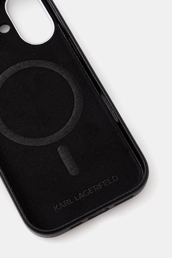 Чохол на телефон Karl Lagerfeld iPhone 17 колір чорний