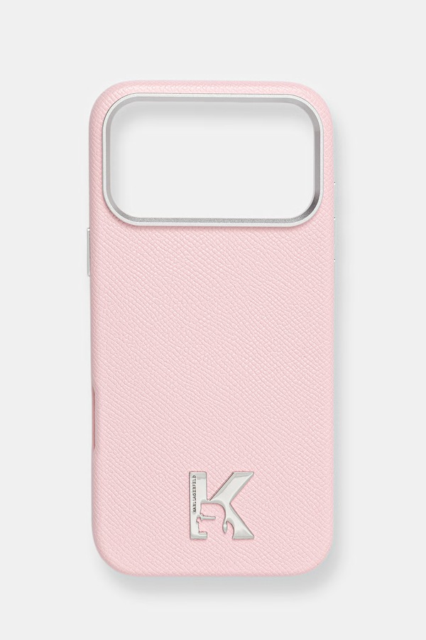 Чохол на телефон Karl Lagerfeld iPhone 17 Pro Max колір рожевий