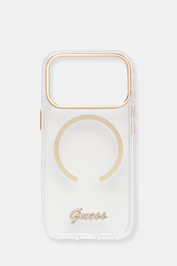 Чохол для телефону Guess iPhone 17 Pro колір прозорий фото 2