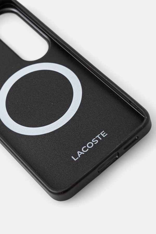 Чохол для телефону Lacoste Samsung Galaxy S26 колір чорний