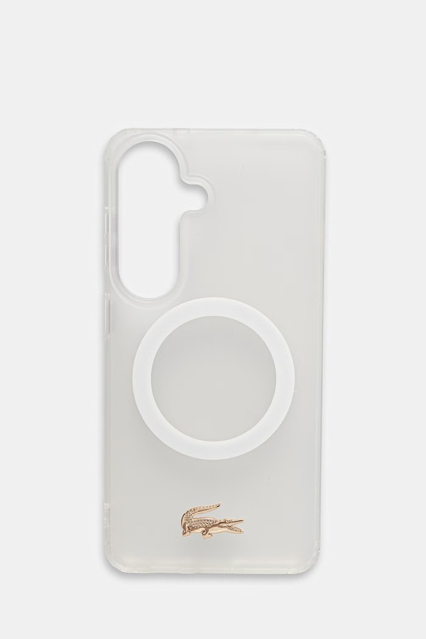 Чохол для телефону Lacoste Samsung Galaxy S26 колір білий фото 2