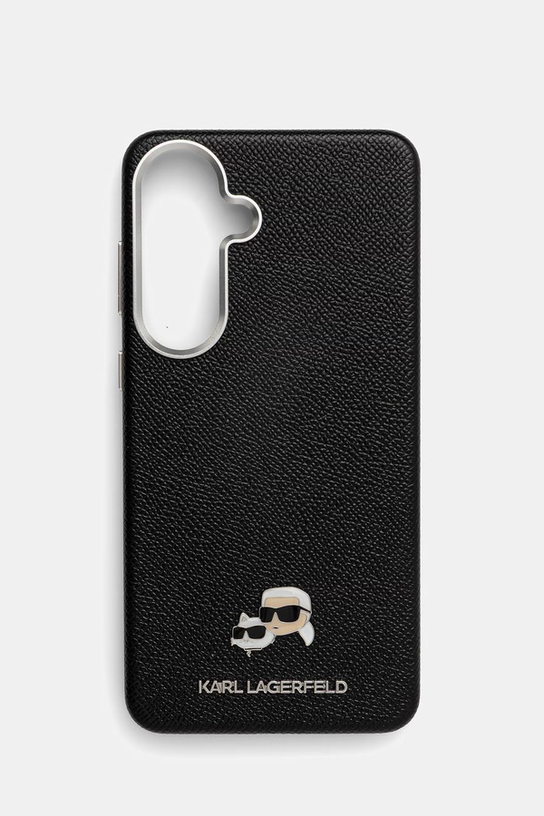 Чохол для телефону зі штучної шкіри Karl Lagerfeld Samsung Galaxy S26+ колір чорний фото 2