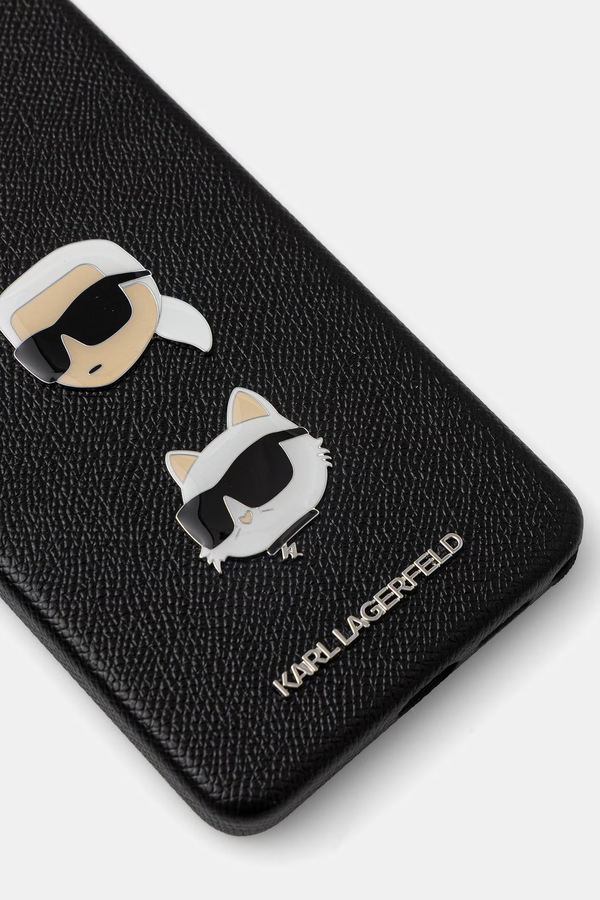 Чохол для телефону зі штучної шкіри Karl Lagerfeld Samsung Galaxy S26 Ultra колір чорний