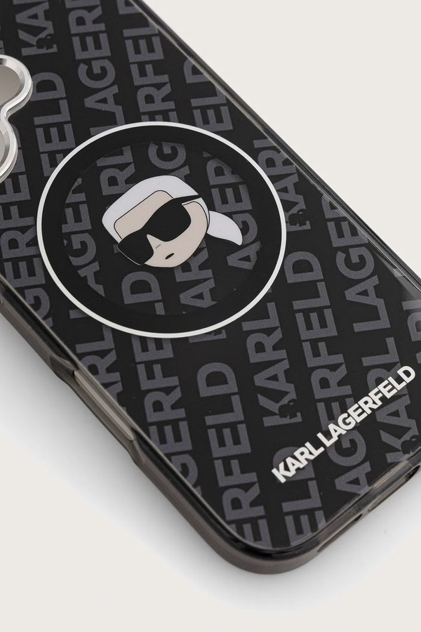 Чохол на телефон Karl Lagerfeld iPhone 17 колір чорний