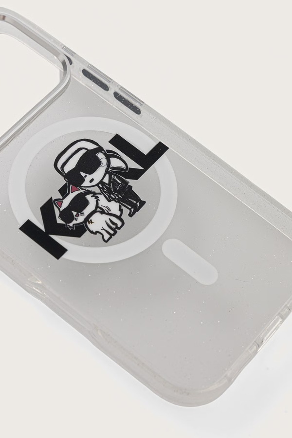 Чохол на телефон Karl Lagerfeld iPhone 17 Pro колір прозорий