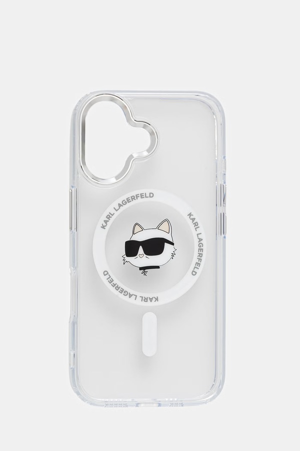 Чохол на телефон Karl Lagerfeld iPhone 16 колір білий фото 2
