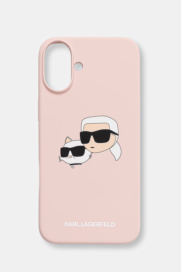 Чохол на телефон Karl Lagerfeld iPhone 16 Plus колір рожевий фото 2