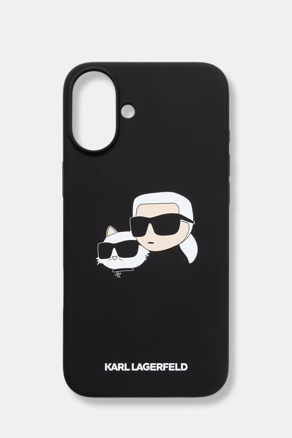 Чохол на телефон Karl Lagerfeld iPhone 16 Plus колір чорний фото 2