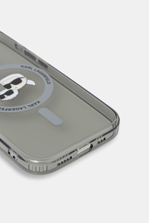 Чохол на телефон Karl Lagerfeld iPhone 16 Pro колір сірий