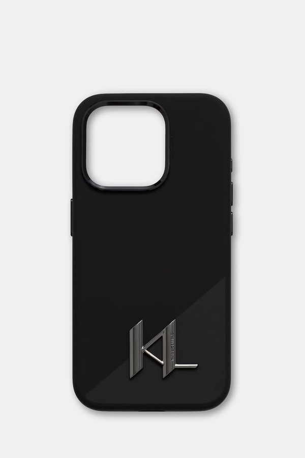 Чохол на телефон Karl Lagerfeld iPhone 15 Pro колір чорний фото 2