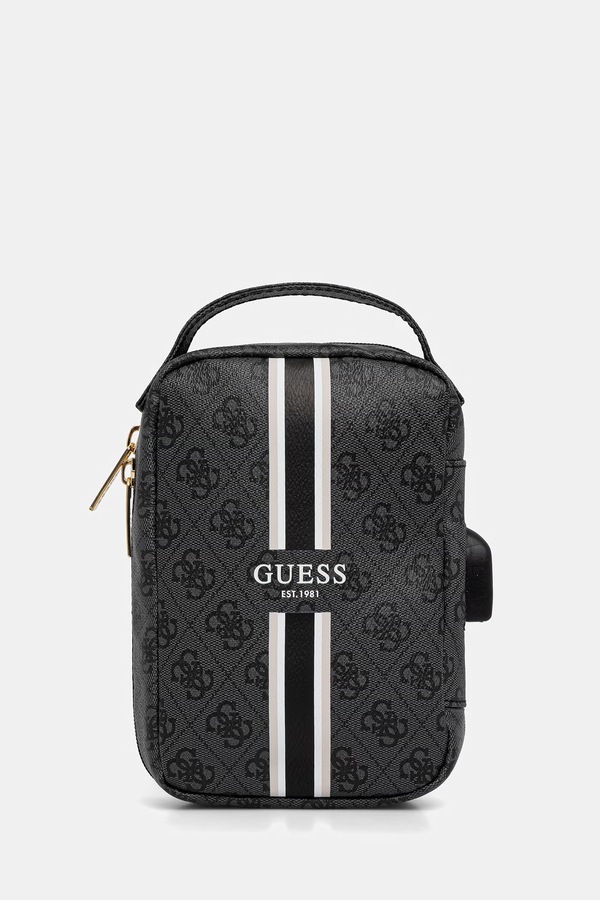 Зі штучної шкіри Guess колір сірий