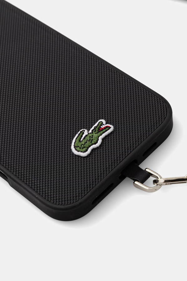 Чохол на телефон Lacoste iPhone 16 Plus колір чорний