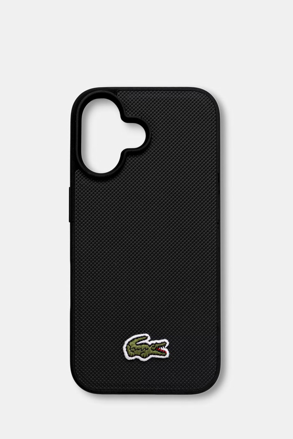 Чохол на телефон Lacoste iPhone 16 колір чорний фото 2