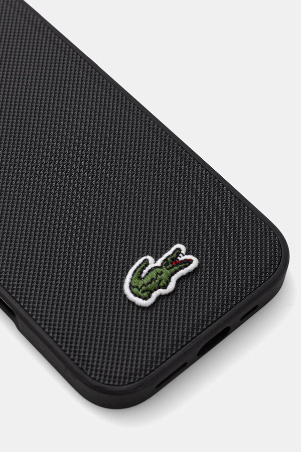 Чохол на телефон Lacoste iPhone 16 колір чорний