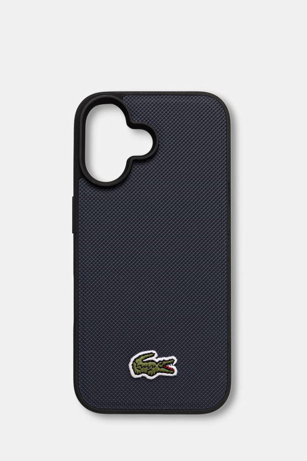 Чохол на телефон Lacoste iPhone 16 колір темно-синій фото 2