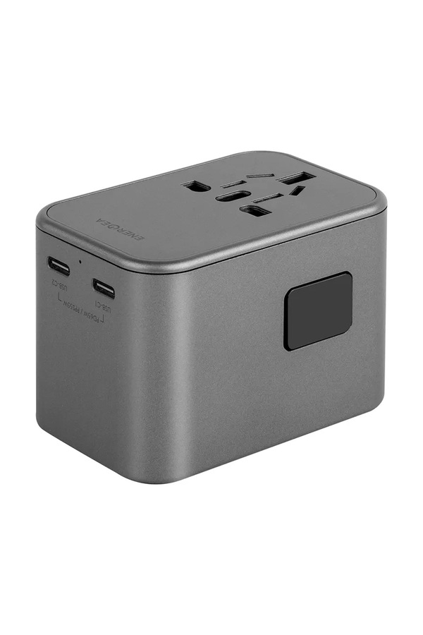 Зарядний пристрій Energea GaN65 USB-C PD 65W + PPS 55W колір сірий фото 3