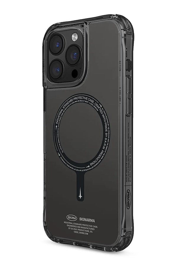 Чохол для телефону з вбудованим магнітним кільцем Skinarma iPhone 16 Pro колір чорний фото 4