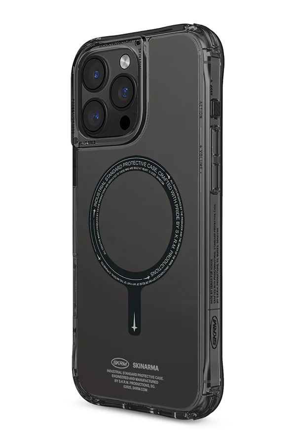Чохол для телефону з вбудованим магнітним кільцем Skinarma iPhone 16 Pro Max колір чорний фото 4