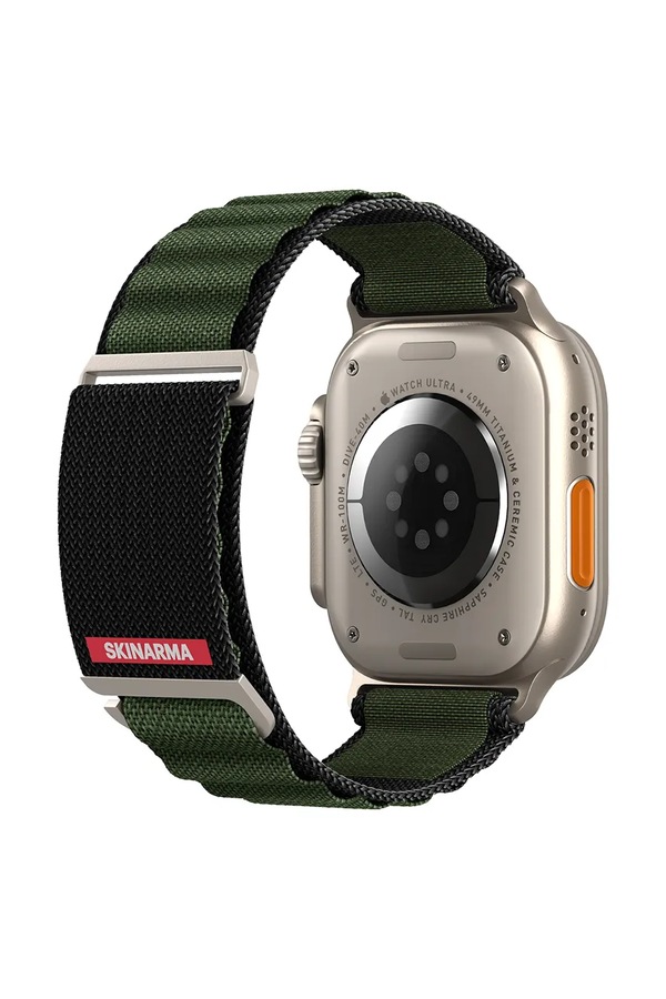 Ремінець для смарт-годинника Skinarma Kobu Apple Watch Ultra 49/46/45/44 mm колір зелений фото 2
