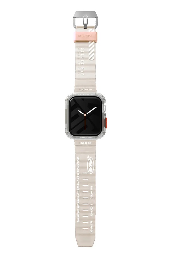 Ремінець для apple watch Skinarma Shokku 45/44/42 mm колір бежевий