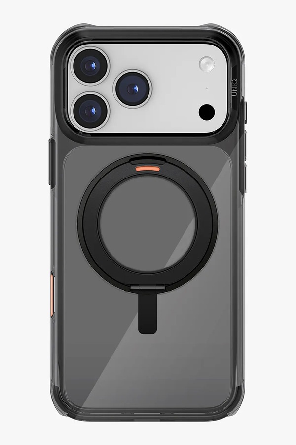 Чохол для телефону з вбудованим магнітним кільцем UNIQ iPhone 17 Pro Max колір чорний