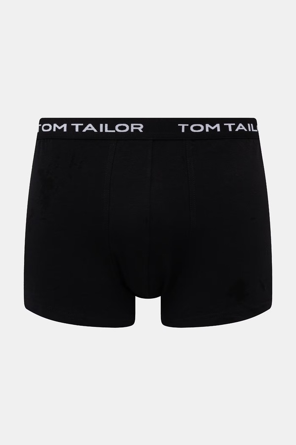 Боксеры мужские хлопковые с эластаном 3 шт. Tom Tailor цвет черный