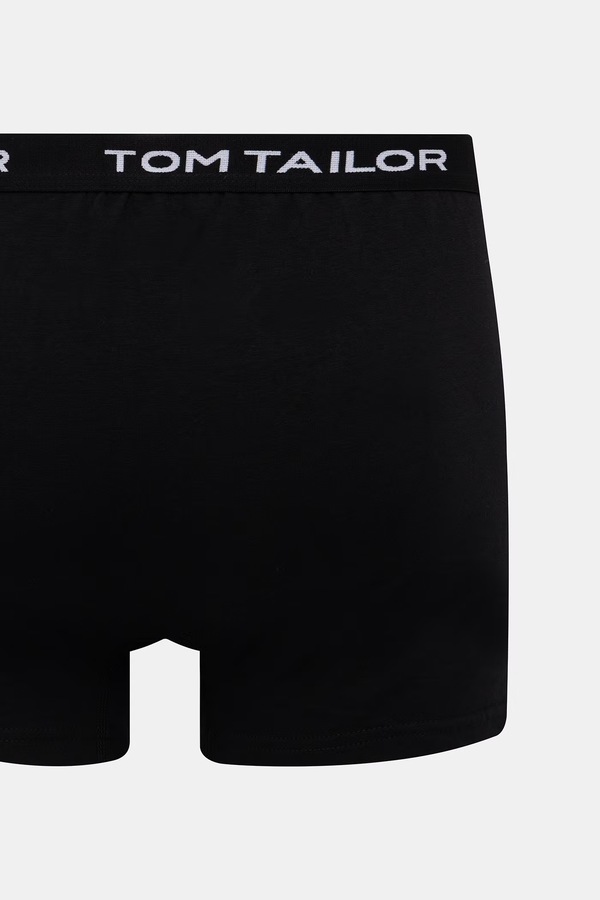 Боксеры мужские хлопковые с эластаном 3 шт. Tom Tailor цвет черный фото 2