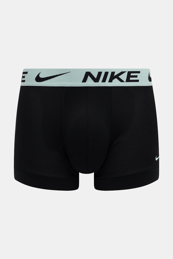 Облягаючі боксери чоловічі 3-пак Nike колір чорний фото 4