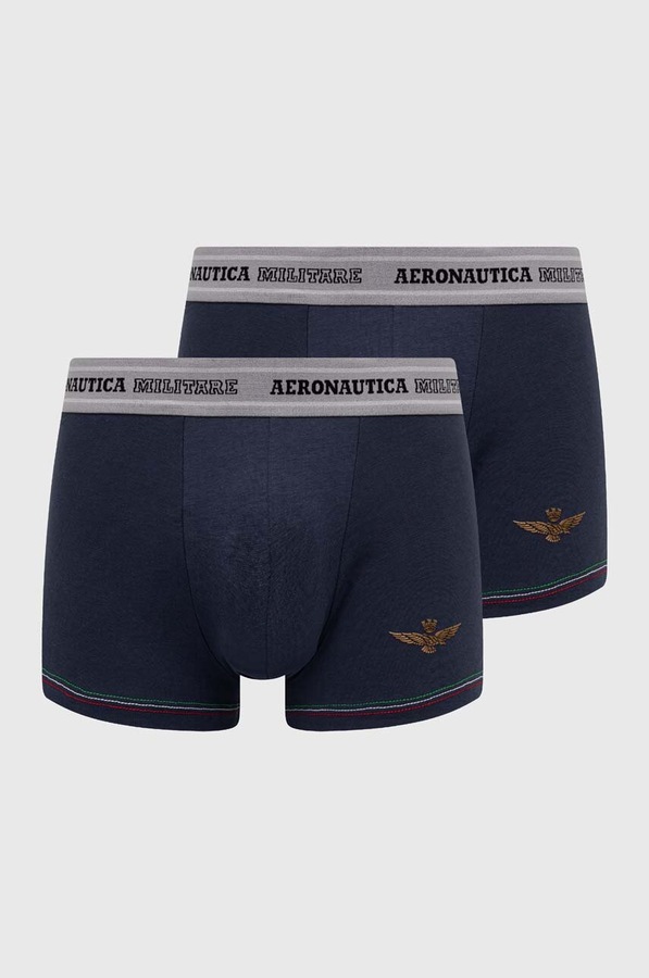 Боксери Aeronautica Militare 2-pack колір синій
