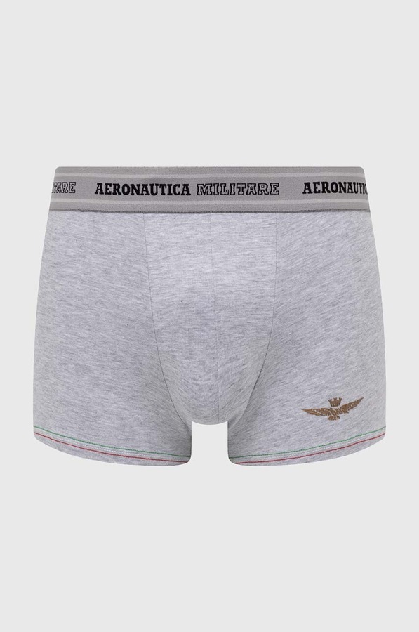 Боксери Aeronautica Militare 2-pack колір сірий фото 2