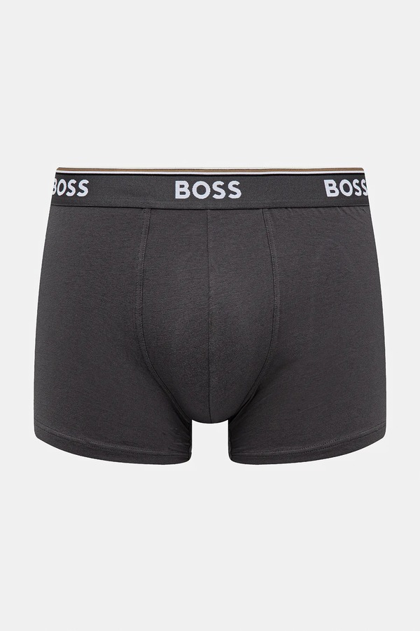 Боксери BOSS 3-pack BoxerBr 3P Power колір чорний фото 2