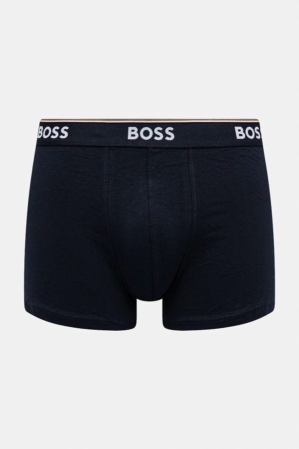 Боксери BOSS 3-pack BoxerBr 3P Power колір чорний фото 4
