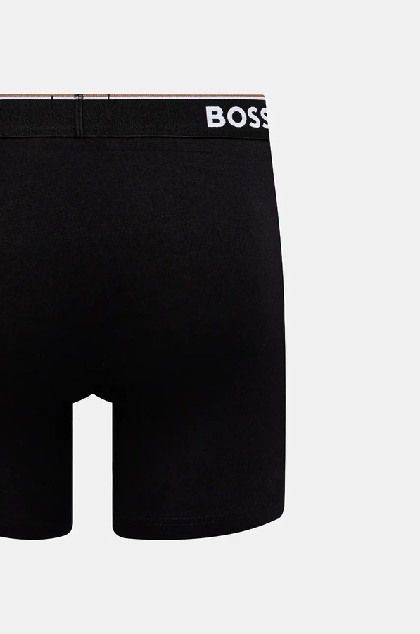 Боксери BOSS 3-pack BoxerBr 3P Power колір чорний фото 2