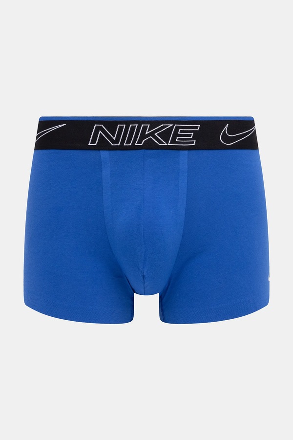 Облягаючі боксери чоловічі з бавовною 2 шт. Nike колір чорний фото 3