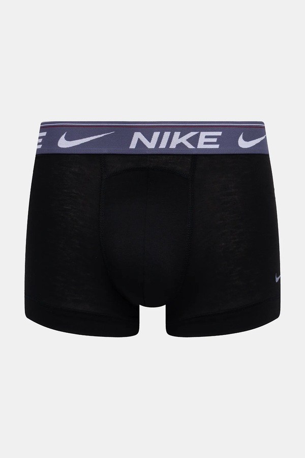 Облягаючі боксери чоловічі 3-пак Nike колір чорний фото 4