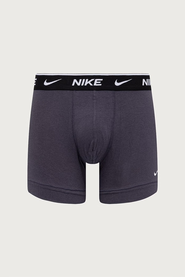 Боксери чоловічі 3 шт. Nike колір сірий фото 3