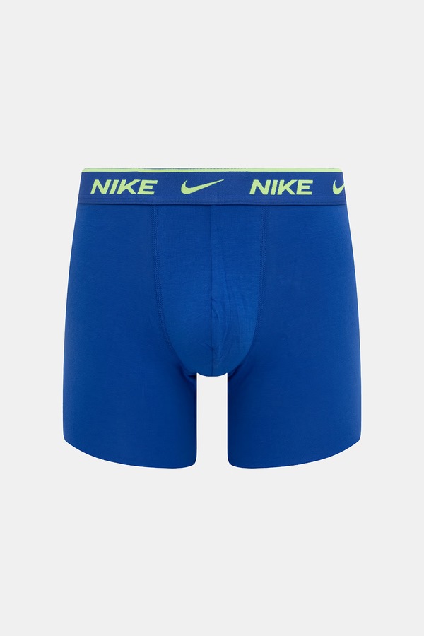 Боксери чоловічі з бавовною 3 шт. Nike колір блакитний фото 2