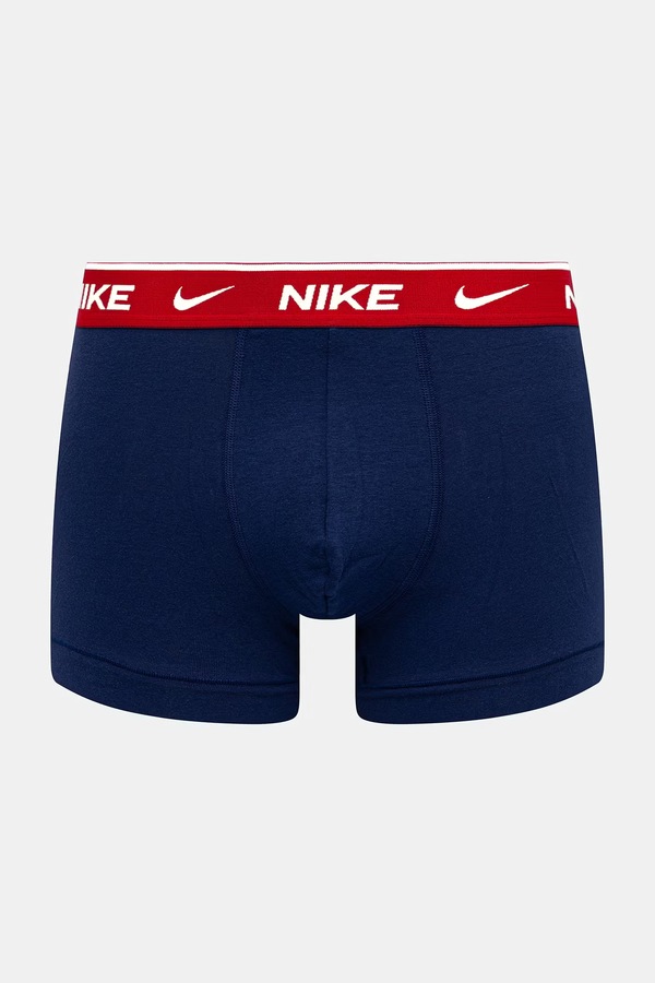 Боксеры мужские хлопковые с эластаном 2 шт. Nike цвет темно-синий фото 2
